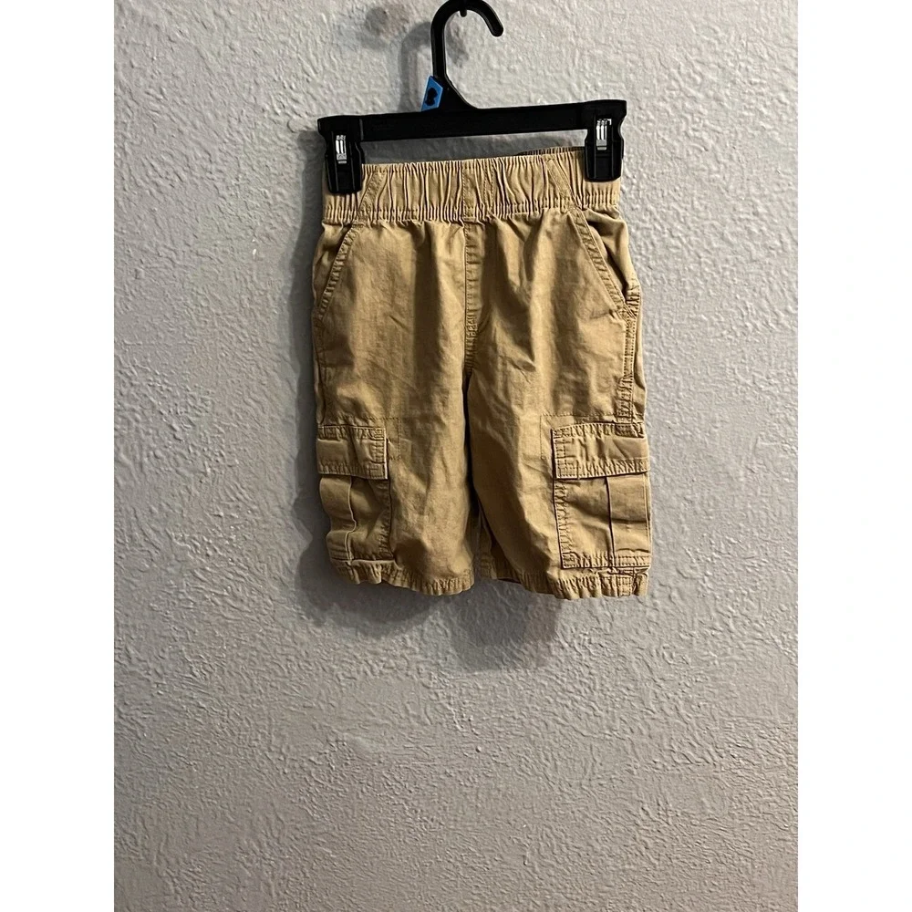 The Children's Place Boys Cargo Shorts Beige Size 6 Slim